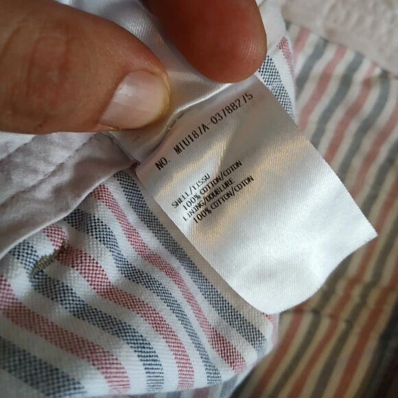 SaintPaul - Trompe l'oeil cat striped shirt - Sz L (fits M) - Picture 7 of 7